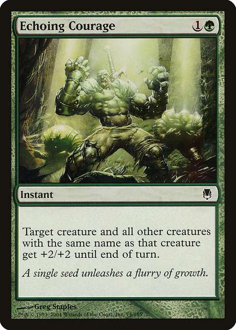 Echoing Courage [Foil]
