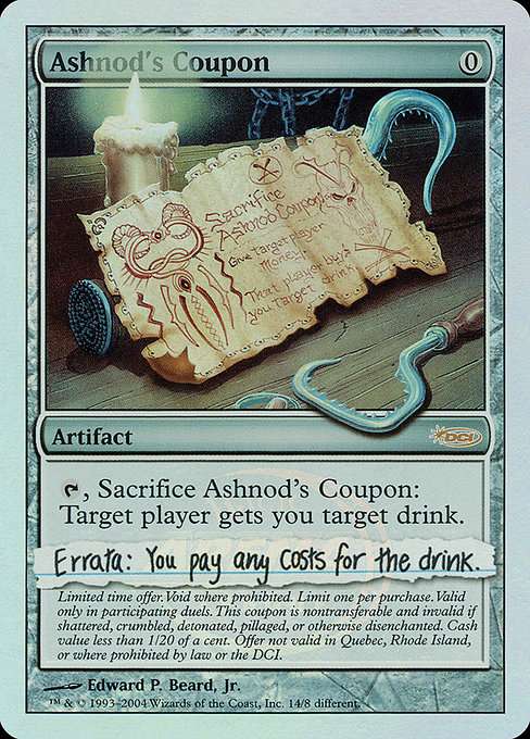 Ashnod's Coupon [Foil]