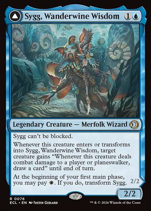 Sygg, Wanderwine Wisdom // Sygg, Wanderbrine Shield