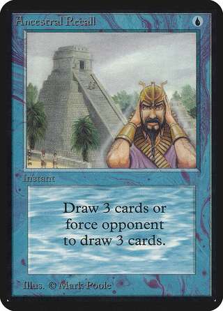 Ancestral Recall — Limited Edition Alpha