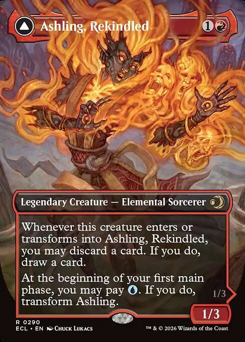 Ashling, Rekindled // Ashling, Rimebound [Foil]
