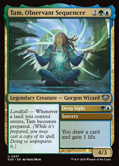 Tam, Observant Sequencer // Deep Sight [Foil]