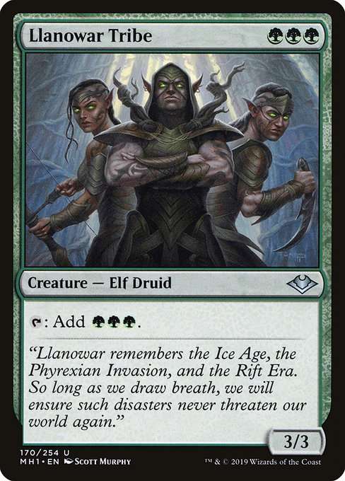 Llanowar Tribe [Foil]