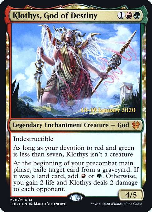 Klothys, God of Destiny [Foil]