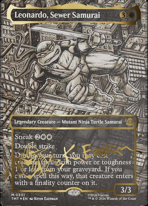 Leonardo, Sewer Samurai [Foil]