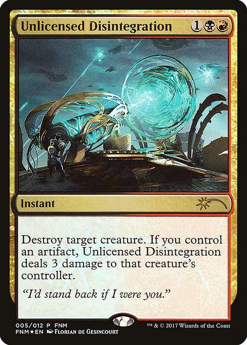 Unlicensed Disintegration [Foil]