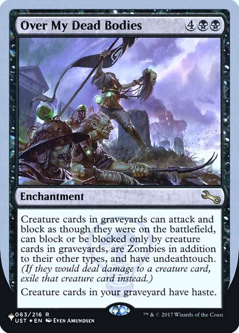 Over My Dead Bodies [Foil]