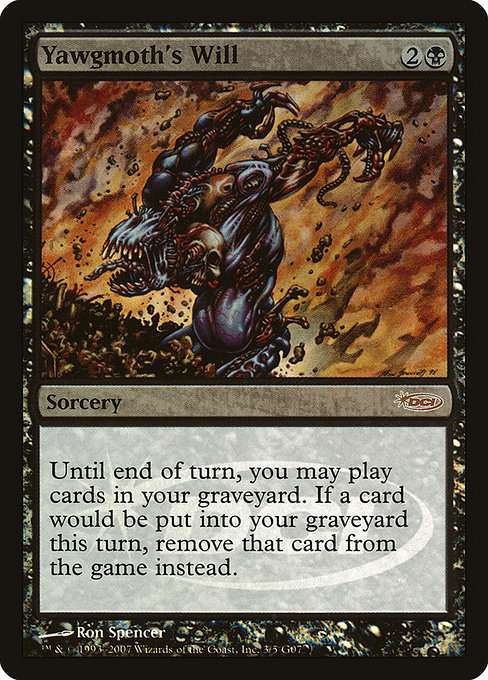Yawgmoth's Will [Foil]