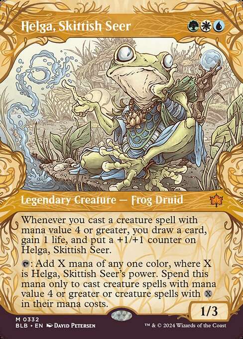Helga, Skittish Seer [Foil]