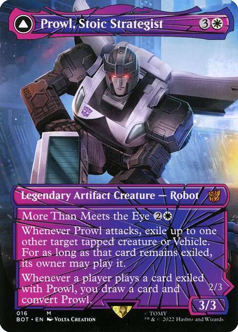 Prowl, Stoic Strategist // Prowl, Pursuit Vehicle [Foil]
