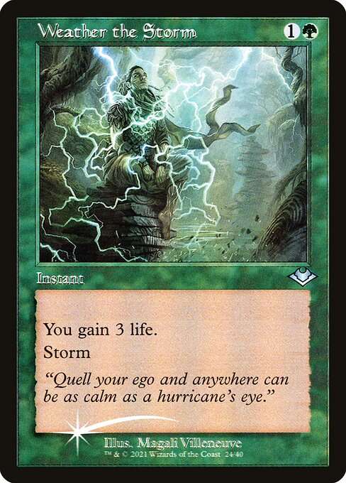 Weather the Storm [Foil]