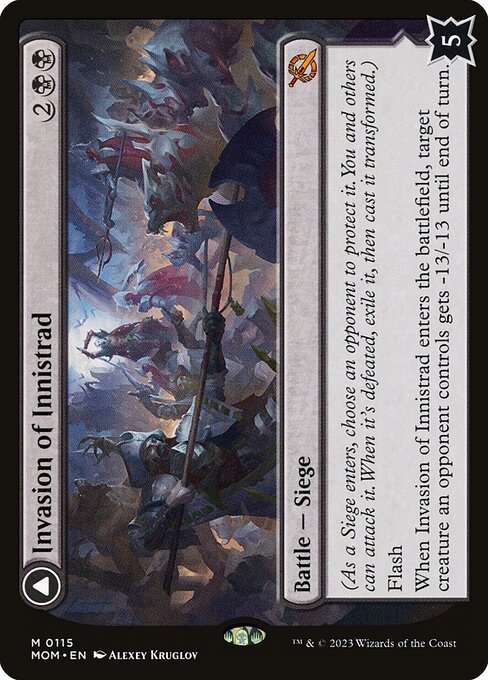 Invasion of Innistrad // Deluge of the Dead [Foil]