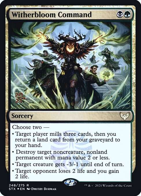 Witherbloom Command [Foil]