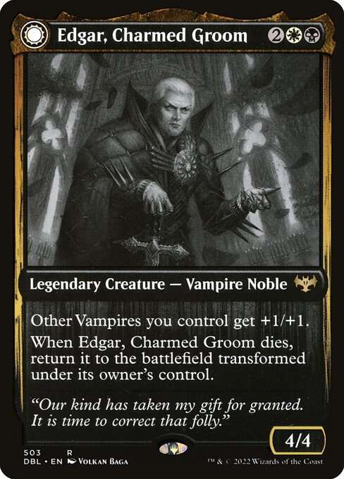 Edgar, Charmed Groom // Edgar Markov's Coffin [Foil]