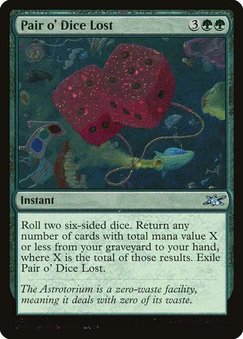 Pair o' Dice Lost [Foil]