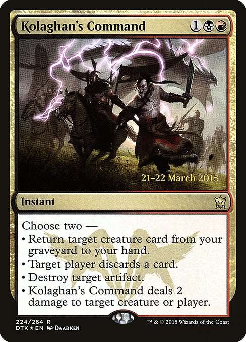 Kolaghan's Command [Foil]
