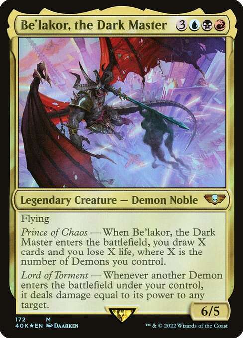 Be'lakor, the Dark Master [Foil]