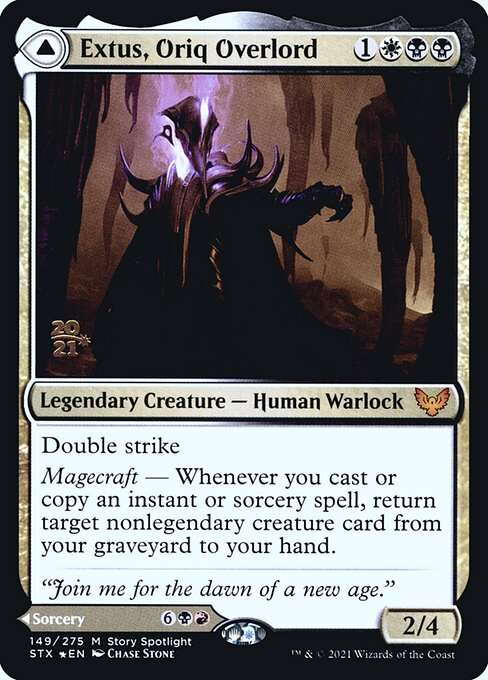 Extus, Oriq Overlord // Awaken the Blood Avatar [Foil]