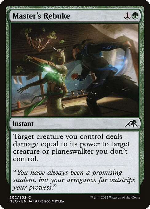 Master's Rebuke [Foil]