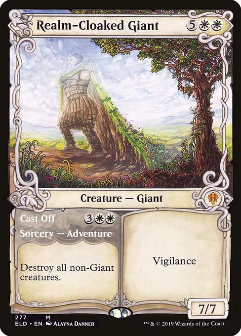 Realm-Cloaked Giant // Cast Off [Foil]