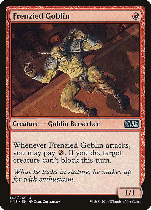 Frenzied Goblin [Foil]