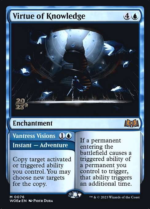 Virtue of Knowledge // Vantress Visions [Foil]