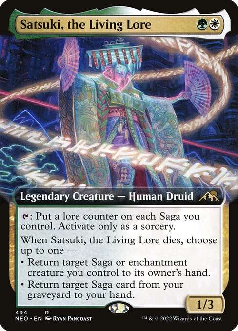 Satsuki, the Living Lore [Foil]