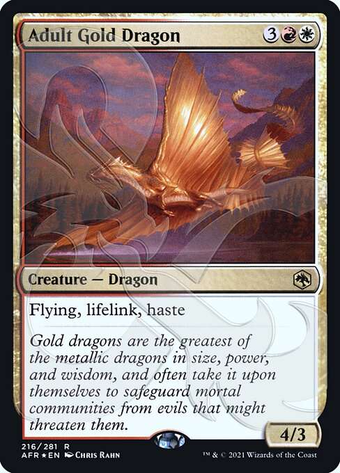 Adult Gold Dragon [Foil]