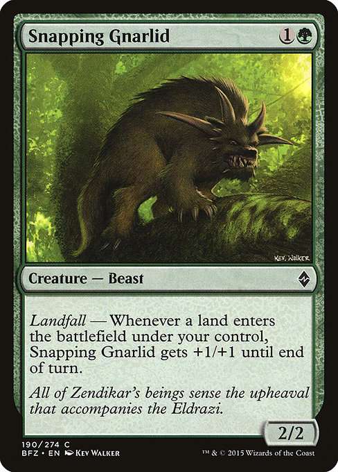 Snapping Gnarlid [Foil]