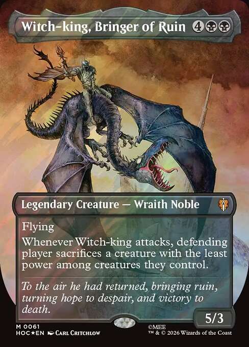 Witch-king, Bringer of Ruin [Foil]