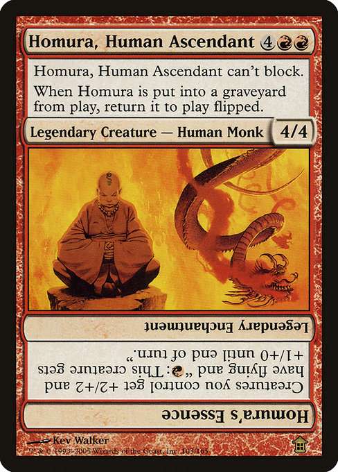 Homura, Human Ascendant // Homura's Essence [Foil]