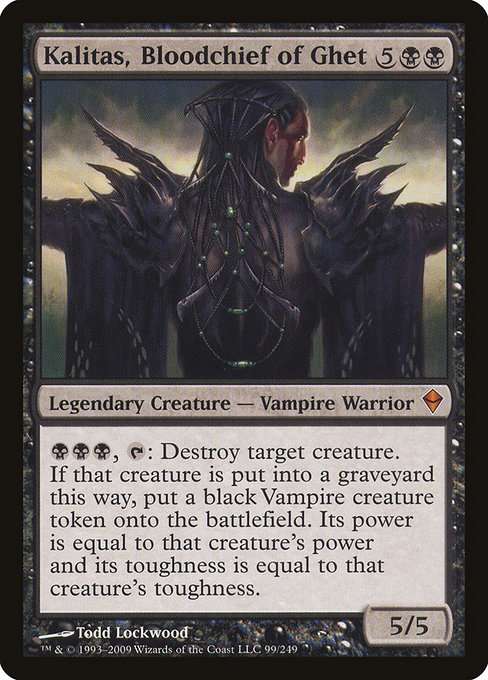 Kalitas, Bloodchief of Ghet [Foil]