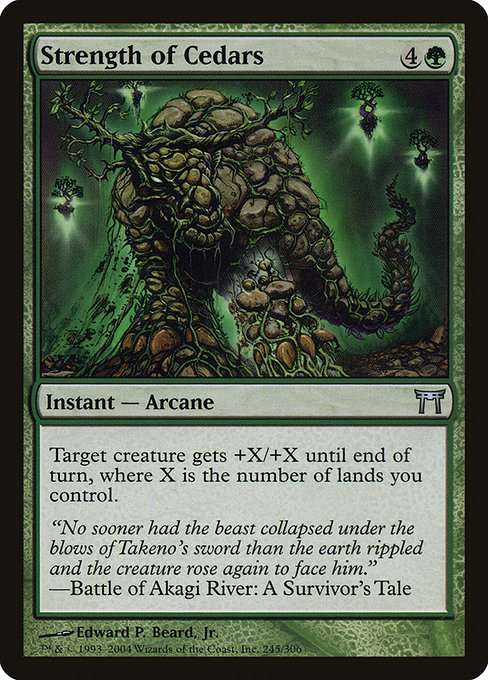 Strength of Cedars [Foil]