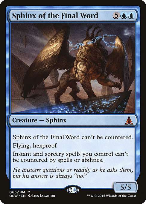 Sphinx of the Final Word [Foil]