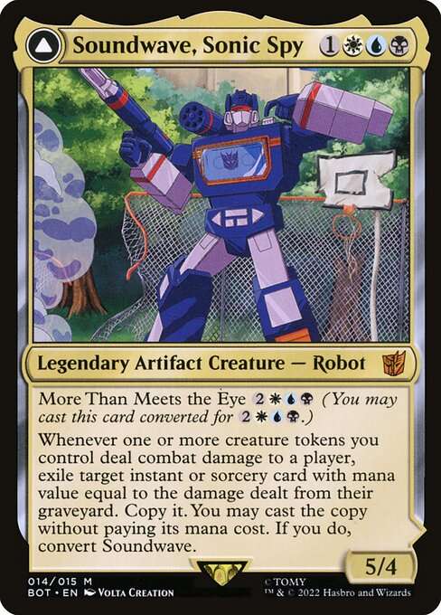 Soundwave, Sonic Spy // Soundwave, Superior Captain [Foil]