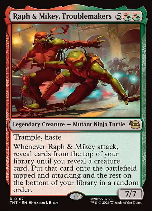 Raph & Mikey, Troublemakers [Foil]