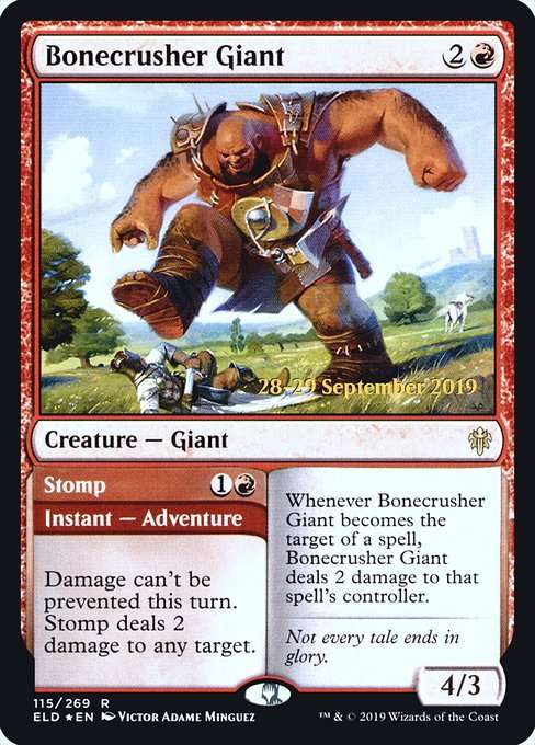 Bonecrusher Giant // Stomp [Foil]