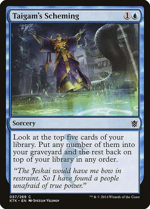 Taigam's Scheming [Foil]