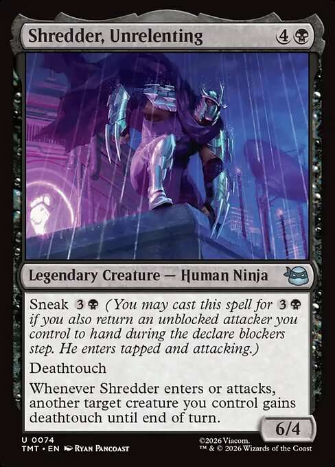Shredder, Unrelenting [Foil]