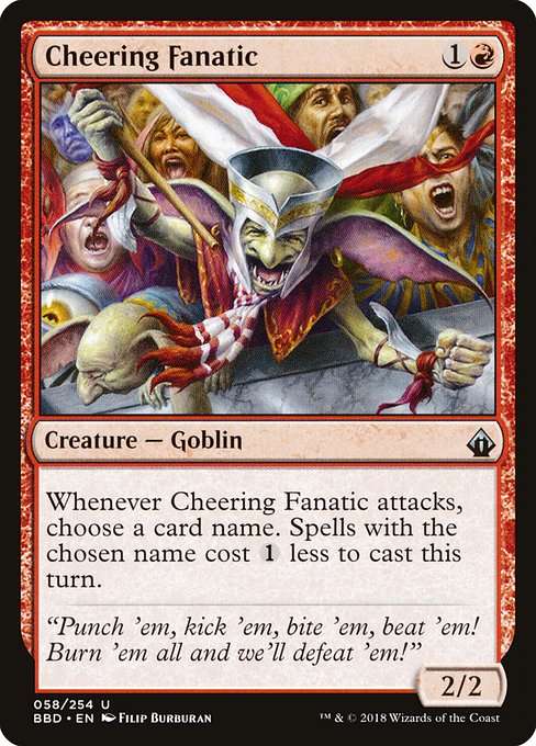Cheering Fanatic [Foil]