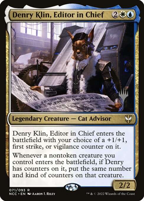Denry Klin, Editor in Chief [Foil]