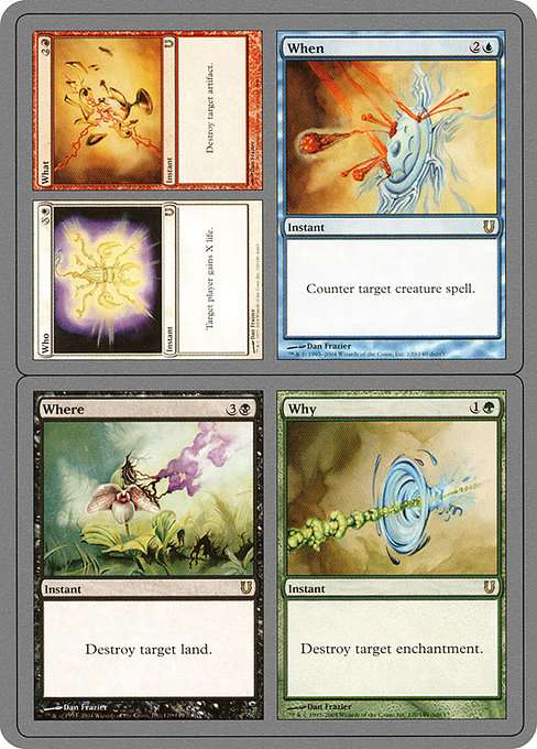 Who // What // When // Where // Why [Foil]