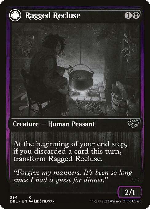 Ragged Recluse // Odious Witch [Foil]