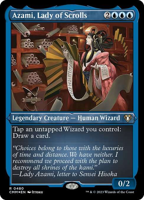 Azami, Lady of Scrolls [Etched]