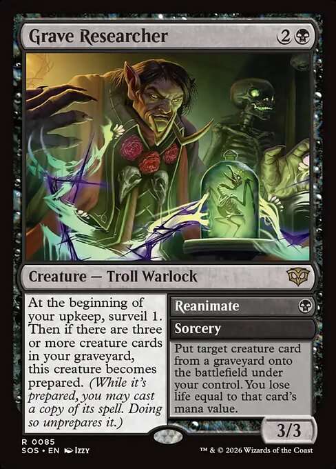 Grave Researcher // Reanimate [Foil]