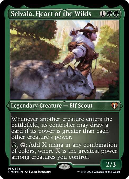 Selvala, Heart of the Wilds [Etched]