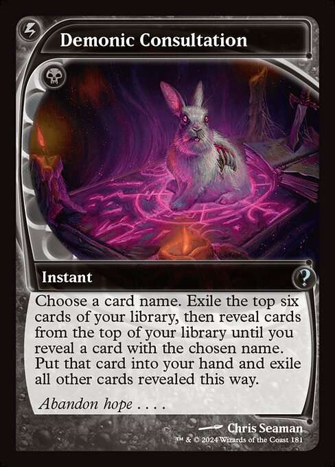 Demonic Consultation [Foil]