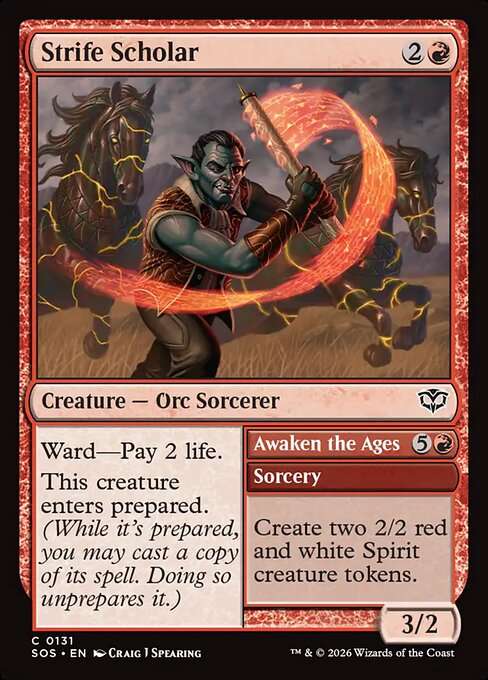 Strife Scholar // Awaken the Ages [Foil]