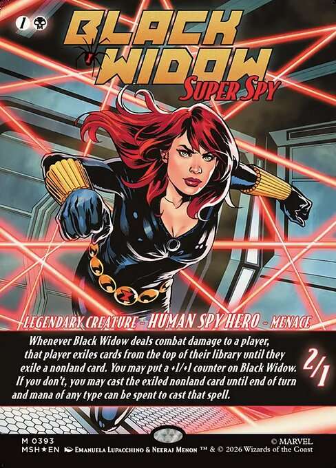 Black Widow, Super Spy [Foil]