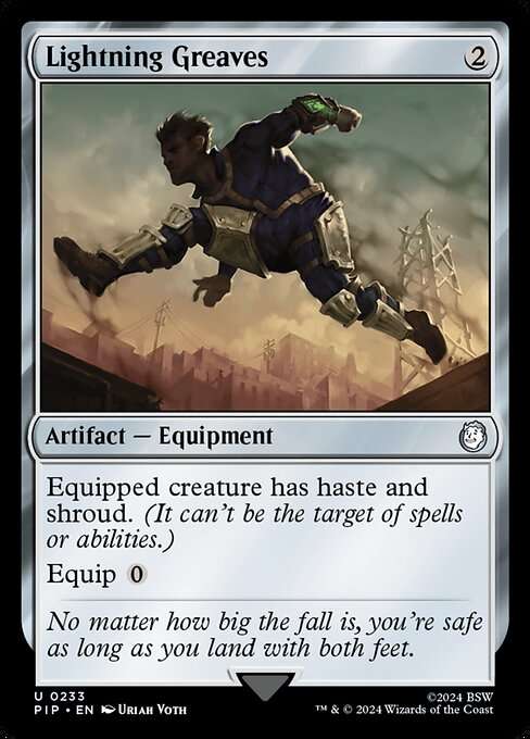 Lightning Greaves [Foil]